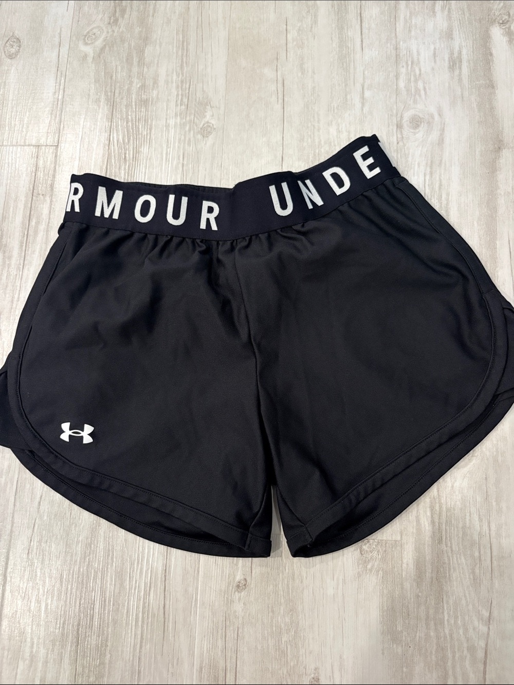 Under Armour Black Women’s Athletics Shorts with Branded Waistband